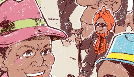 国をまたいで出会ったサプールの同志たち（コンゴ）Sapeurs from the Republic of the Congo and the Democratic Republic of the Congo(Congo)