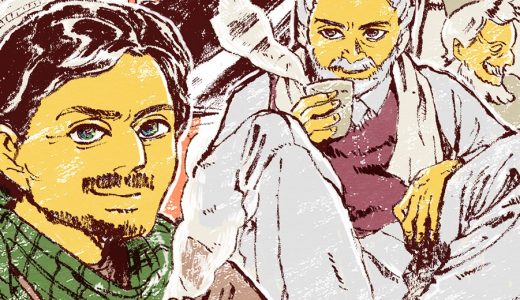 トラック野郎のファハド（右）とシャーヒド（左）（パキスタン）Fahad (right) and Shahid (left), decoration truck drivers (Pakistan)